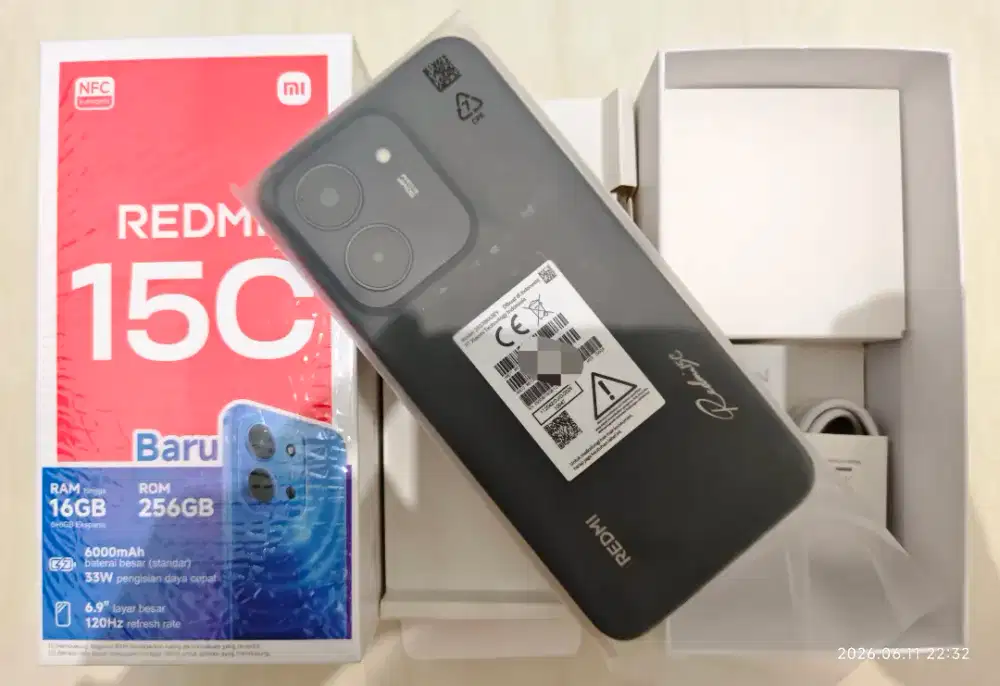 Xiaomi Redmi 15C NFC 8/256 Gb (Openbox Saja)Garansi Sept 2027 bs TT/B