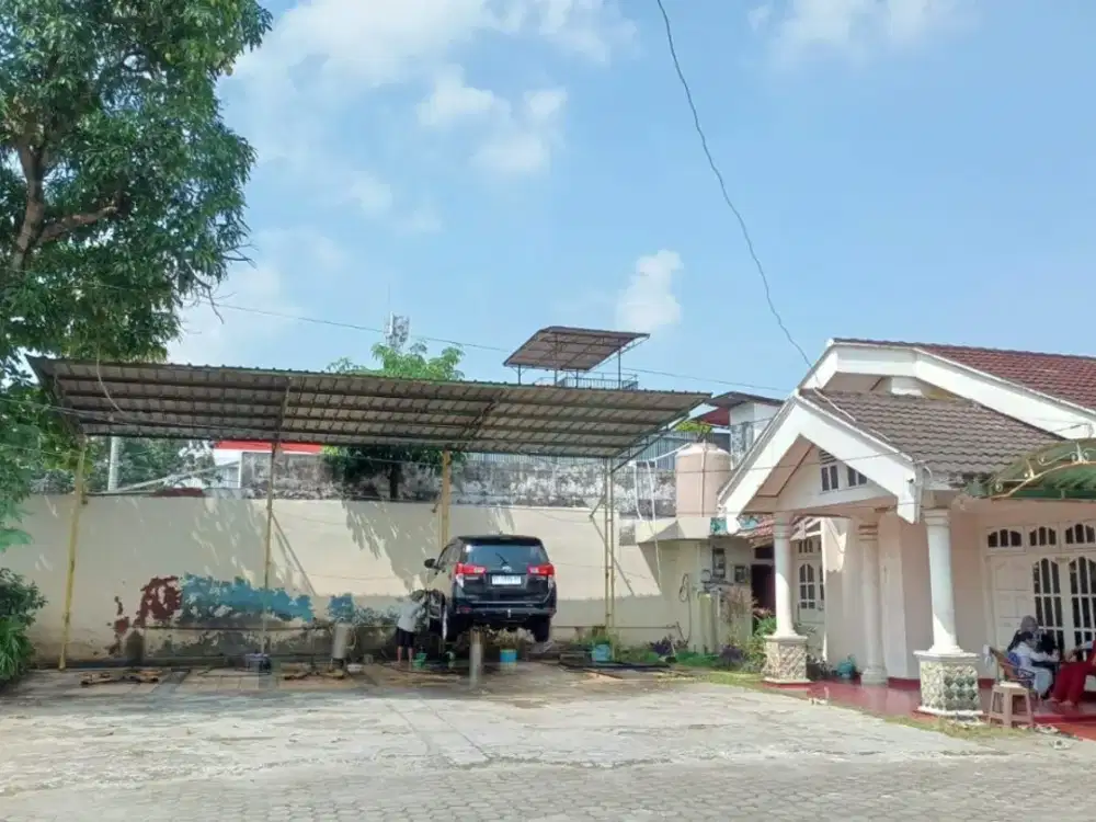 Dijual Rumah Include Usaha Cucian Mobil Jalan Perumnas Raya Sako Kenten Palembang