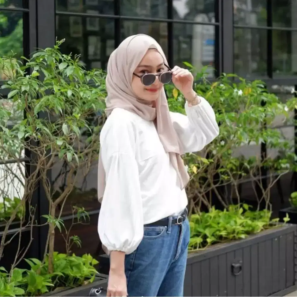LUCY TOP BLOUSE - Dusty atasan