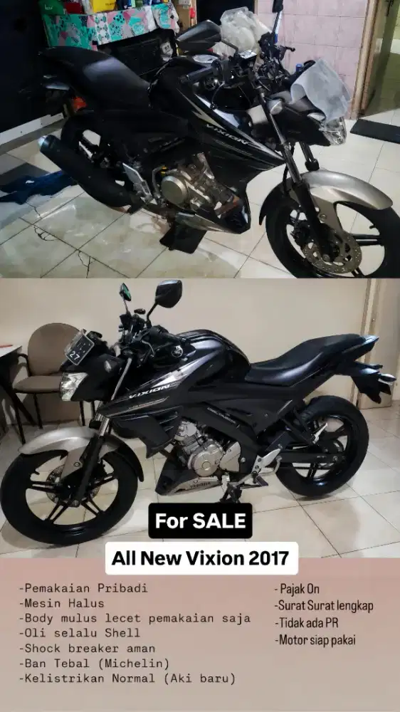 YAMAHA ALL NEW VIXION 2017 FOR SALE