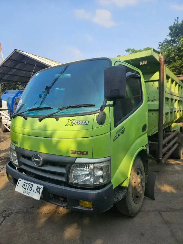 Hino dutro 130 hd dobel dumptruk  tahun 2018 original