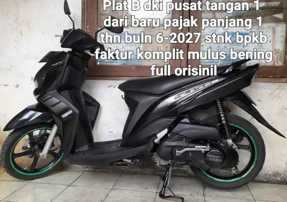Yamaha Mio Soul GT 2012 lis timbul cw asli hitam B fki pusat pjk panjg