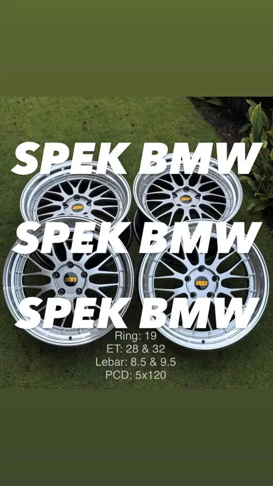 Velg bbs LM Ring 19 BARU Bmw f30 f10 e90 e36 e46 e60 e39 BYD seal crv