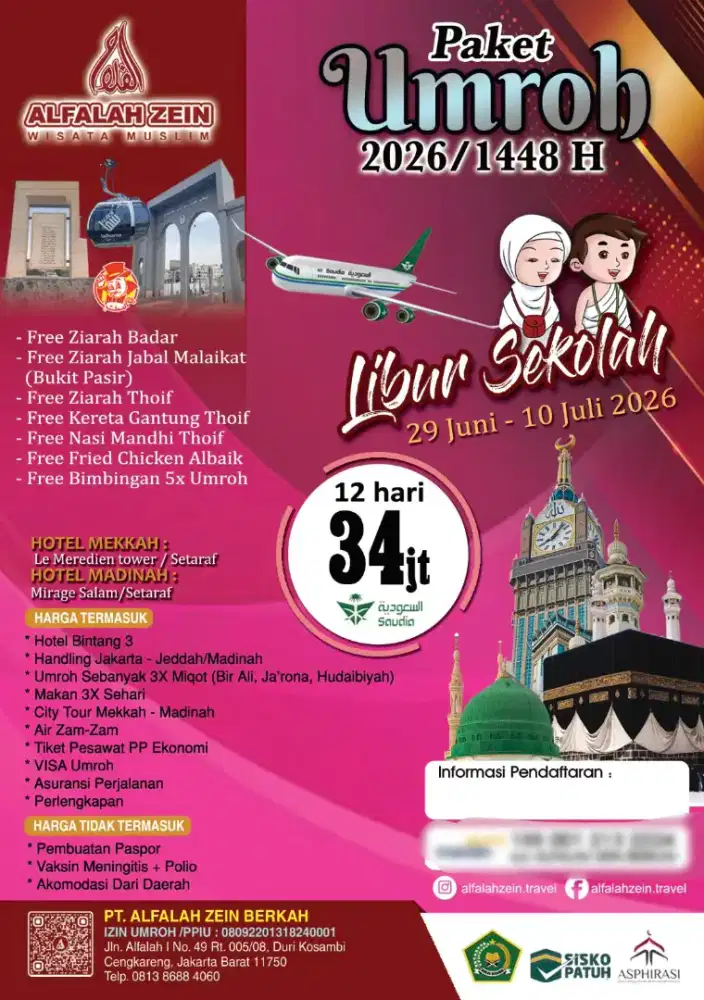 UMROH LIBURAN SEKOLAH