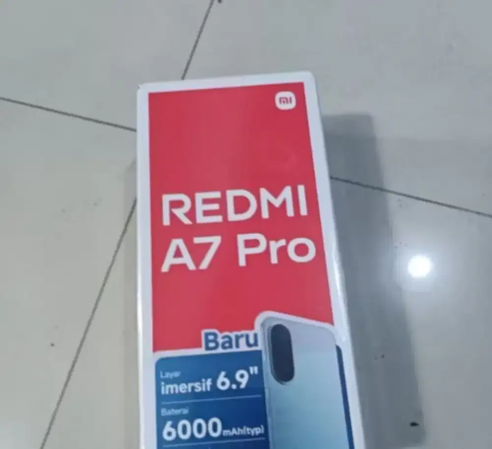 JUAL MURAH REDMI A7 PRO 128/4 Black Baru Fullset