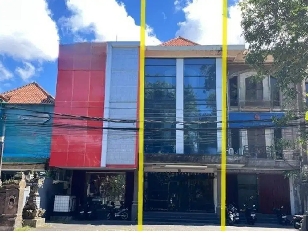 Gedung 3 Lantai Disewakan di Patimura, Denpasar Utara Area