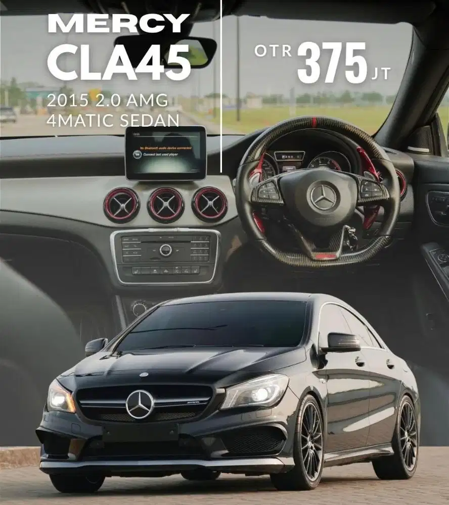 Roket Darat! Mercedes Benz CLA45 AMG Panoramic 4Matic 2015 320i cla200