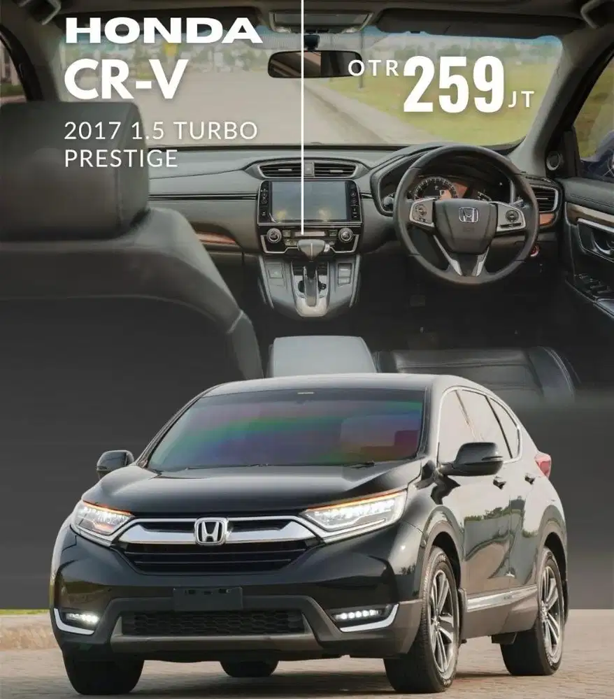 Panoramic! Honda CRV Turbo 1.5 Prestige 2018 Black Warranty cx5 x1