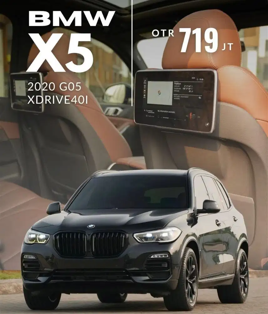 Minggir! BMW X5 G05 xDrive40i xLine 2020 Black Warranty Gle450 x3 e350