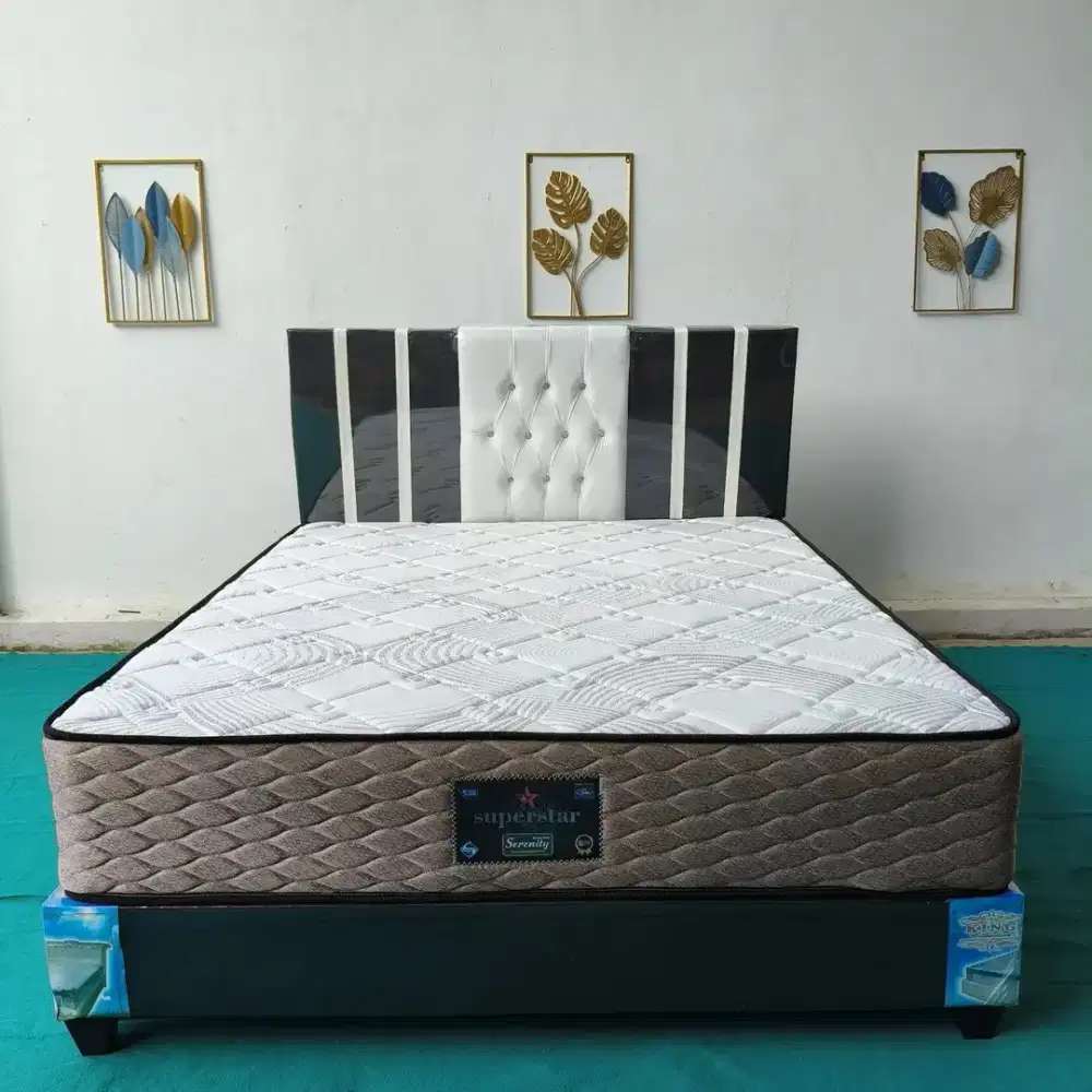PAKET DIPAN + SPRING BED ELITE TEBEL 28 CM UK 160 X 200 CM
