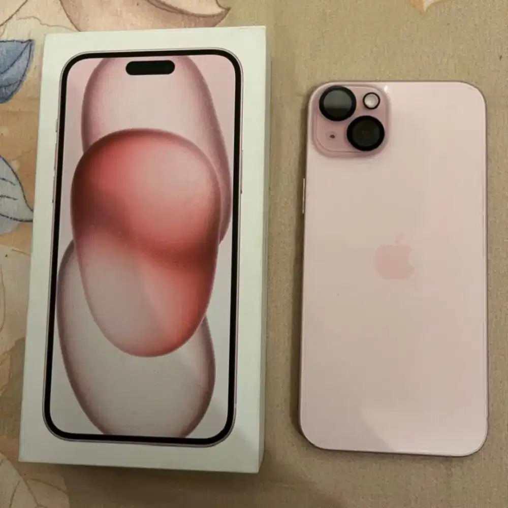 Apple Iphone 15 PLUS 128GB PINK IBOX Resmi Fullset Original
