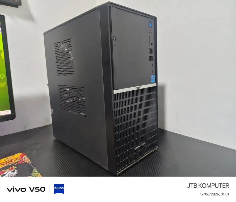 CPU PC OFFICE INTEL i5 12400F | VGA RTX 2060 6GB | ACER | WIFI