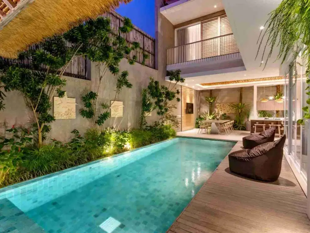Villa Luxury Seminyak 3 Kamar View Laut Fully Furnished