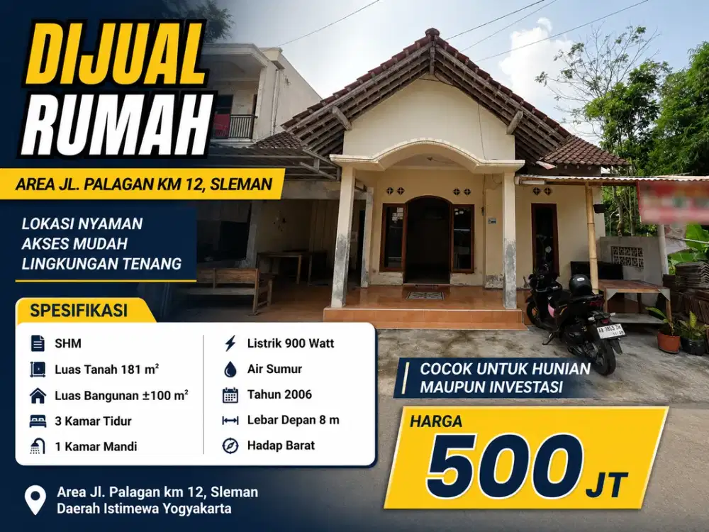Rumah di dalam Kampung Jla. Palagan km 12
