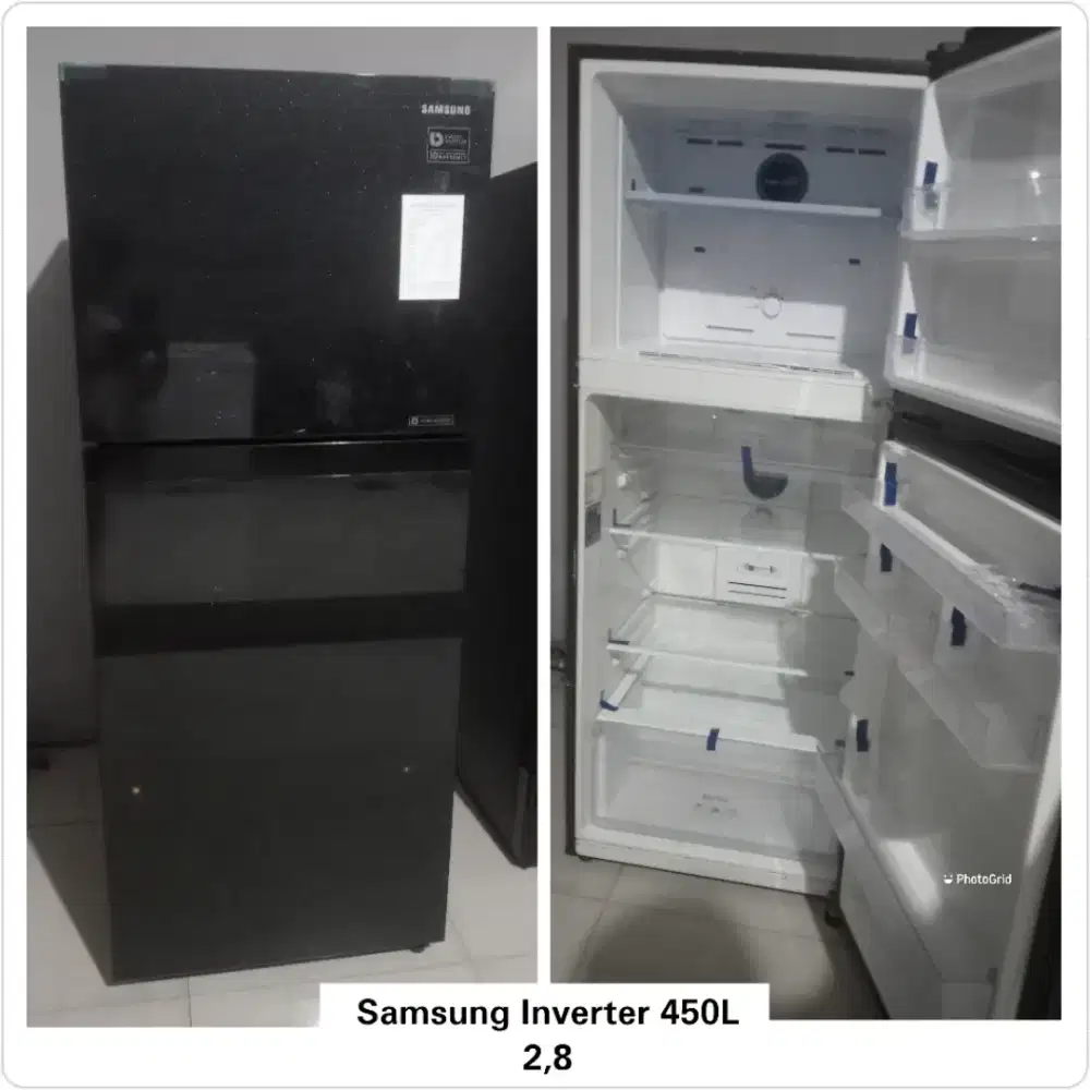 Kulkas 2 pintu Samsung Inverter Besarrr 450L