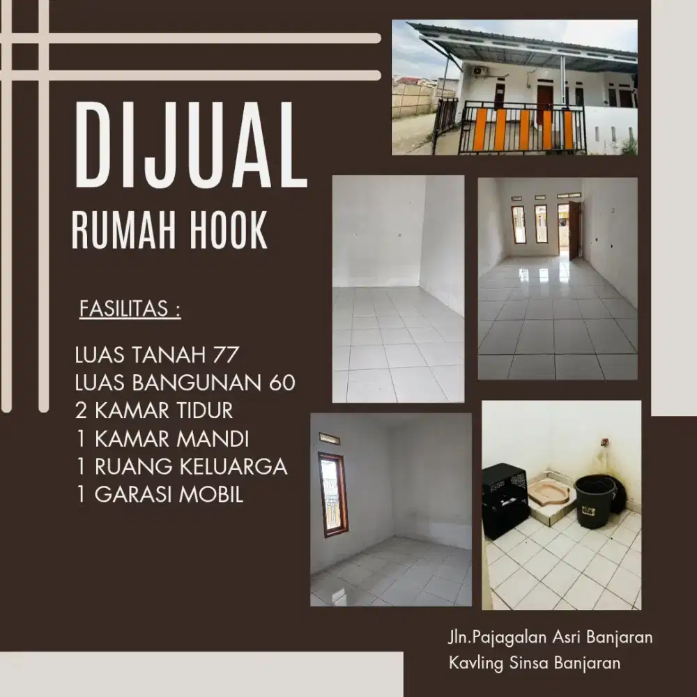 JUAL RUMAH SIAP HUNI HOOK