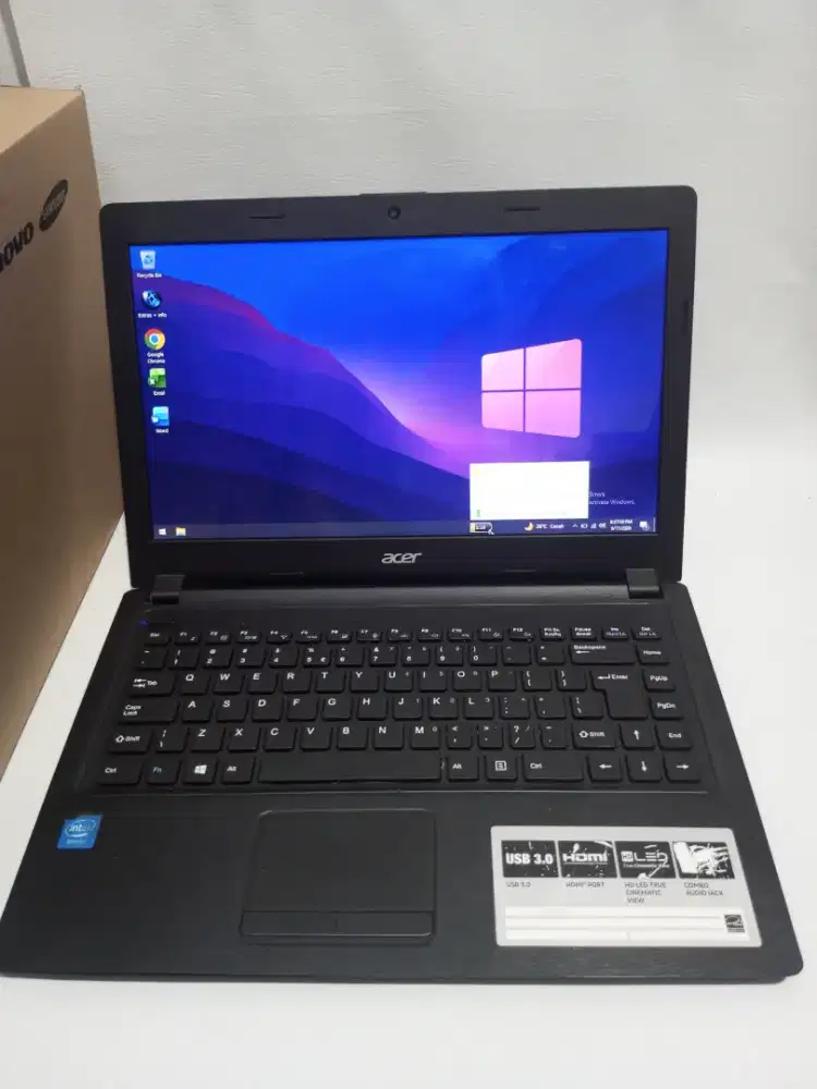 Acer One Z1401 Slim Intel N2840 DDR 8GB HDD 500GB 14 baterai 4 jam