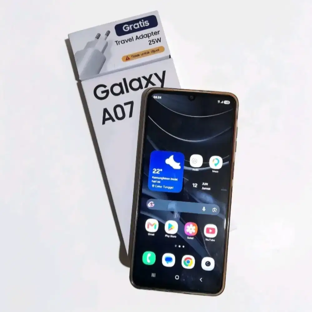 Jual santai samsung A07 8/256 4G mulus oke