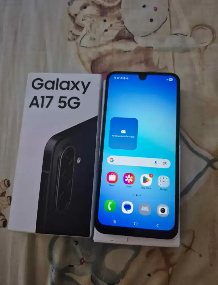 Samsung A17 5G ram 8/256 hp ,kabel data dan kotak