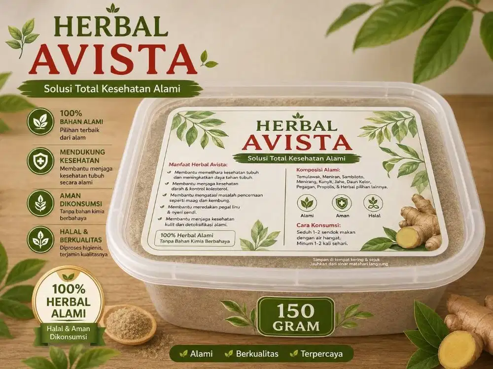 HERBAL AVISTA.Pengobatan Alami Lebih Baik untuk Regenerasi Organ Tubuh