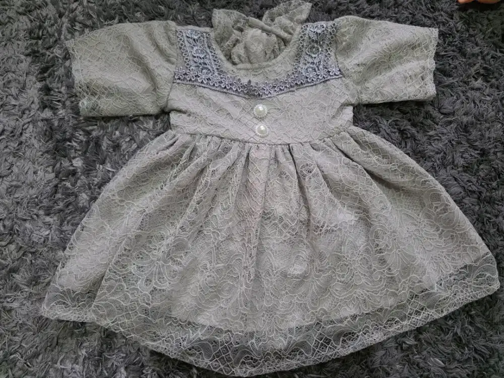 Dress bayi brukat premium