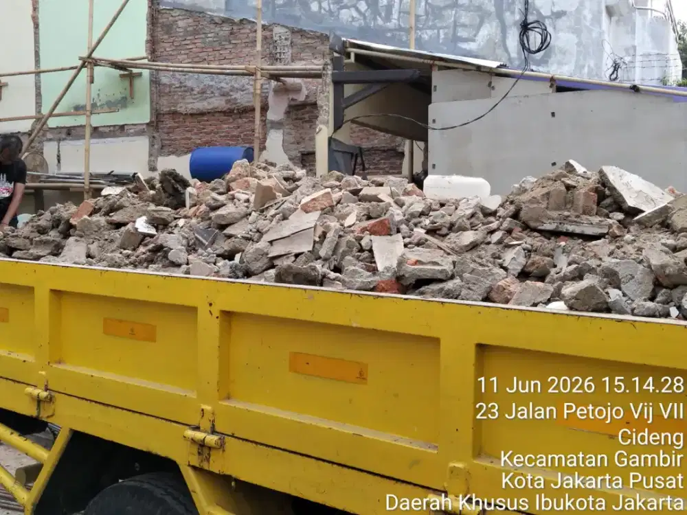 Jasa buang puing sampah