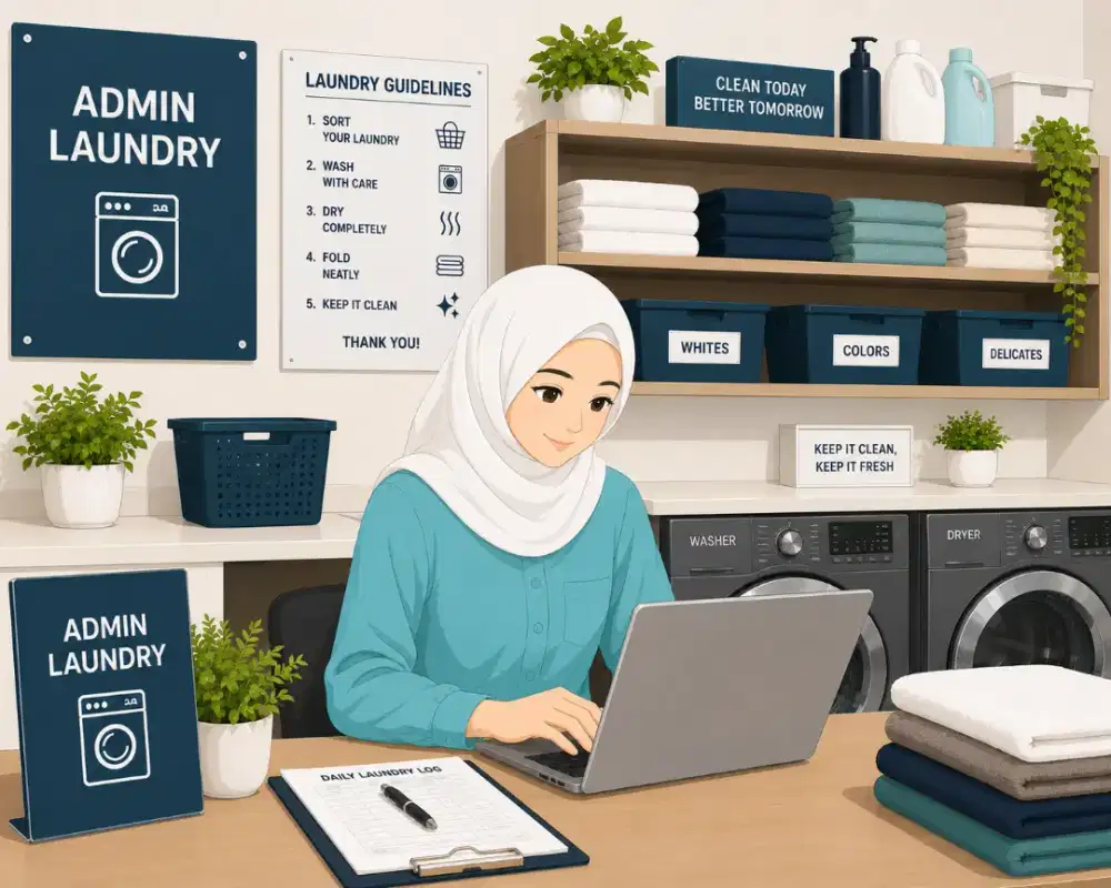 DIBUTUHKAN - ADMIN LAUNDRY
