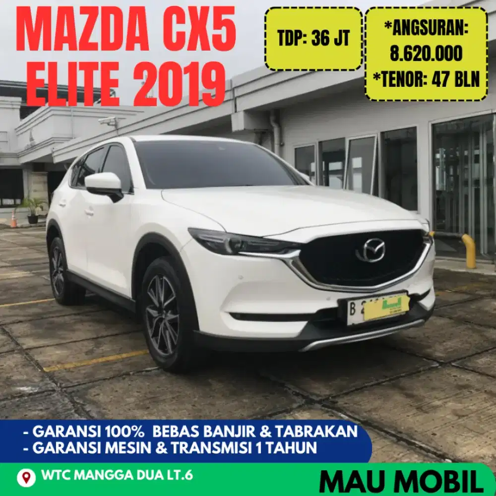 KM 55rb, Mazda CX5 Elite 2018/2019/2020 Putih