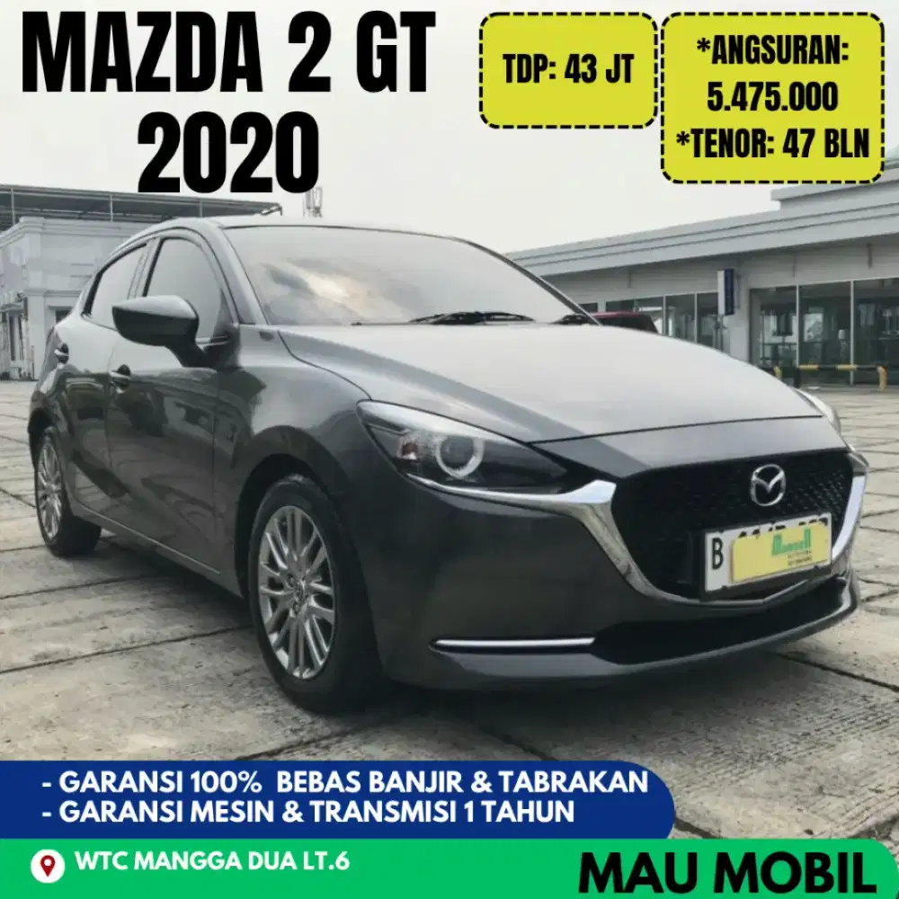 Mazda 2 GT Skyactive 2019/2020/2021 Abu Metalik, KM 60rb