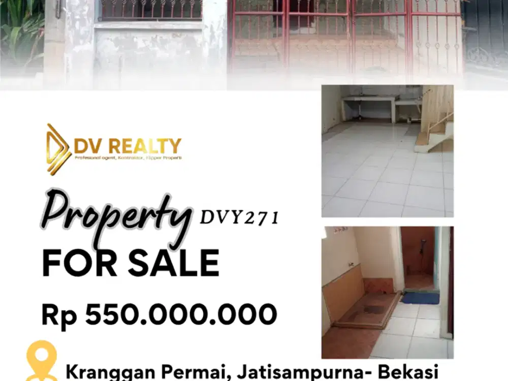 Dijual Rumah Kranggan Permai, 
HOT Listing Termurah!