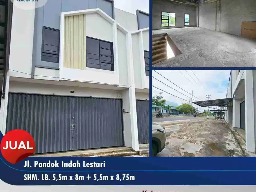 Ruko 2 Lantai dekat Sekolah dan Perumahan
