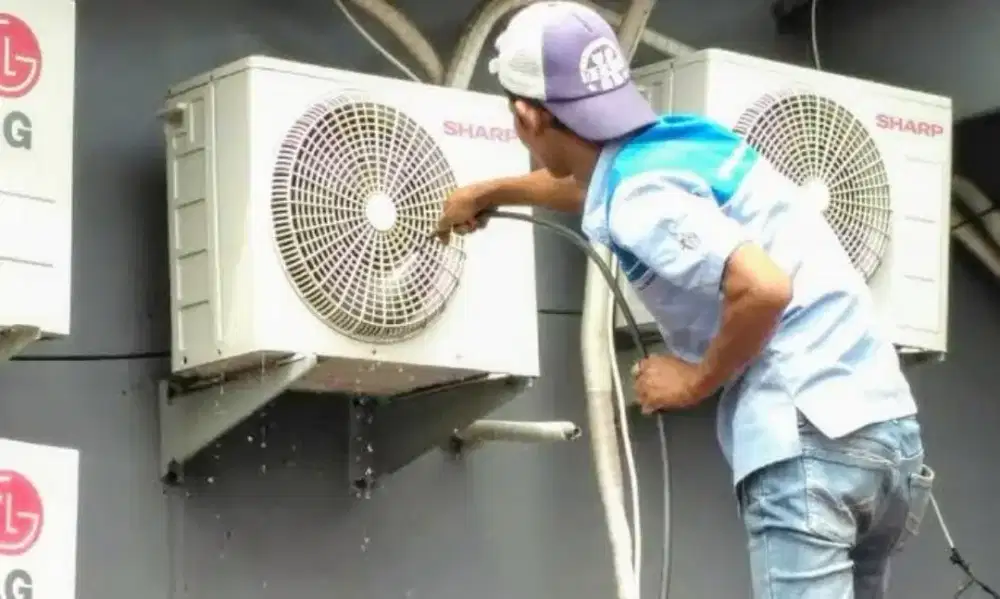 Cuci dan servis ac