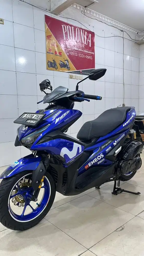 AEROX 2018 TIPE R PJK PNJNG 11-26 GRESS MESIN HALUS BODY MULUS