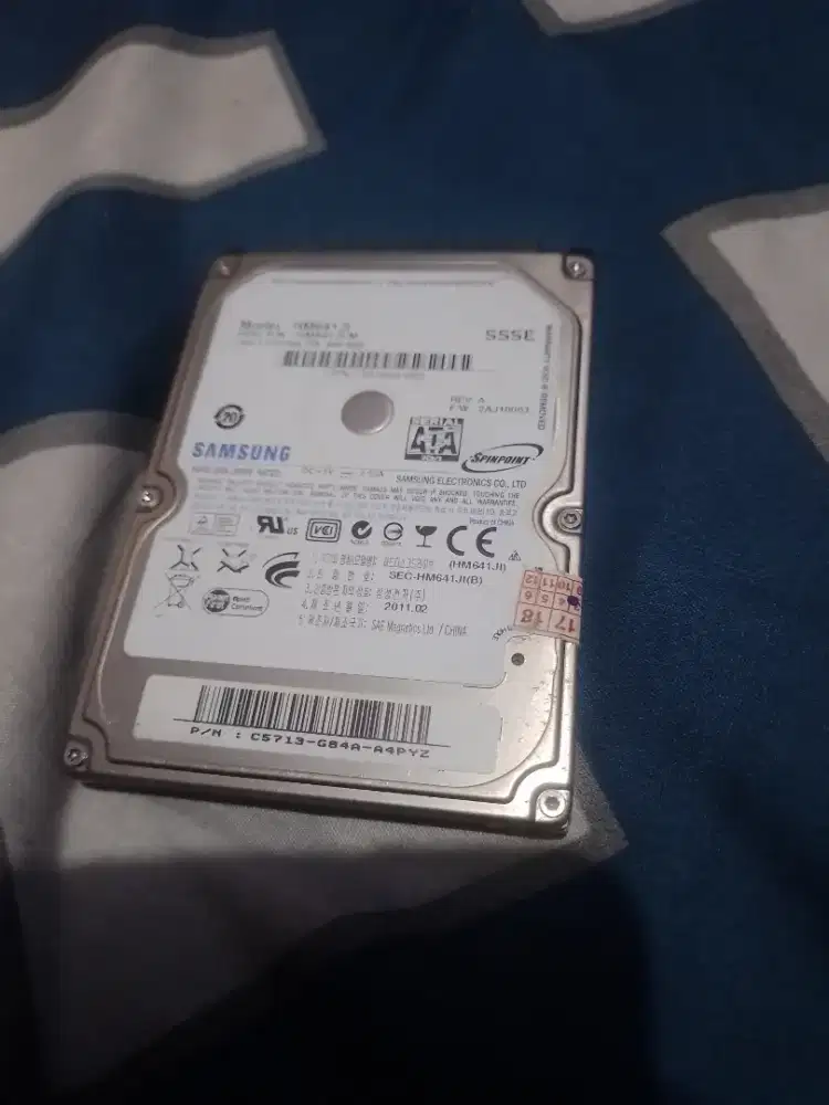 jual hardisk laptop 640 gg samsung