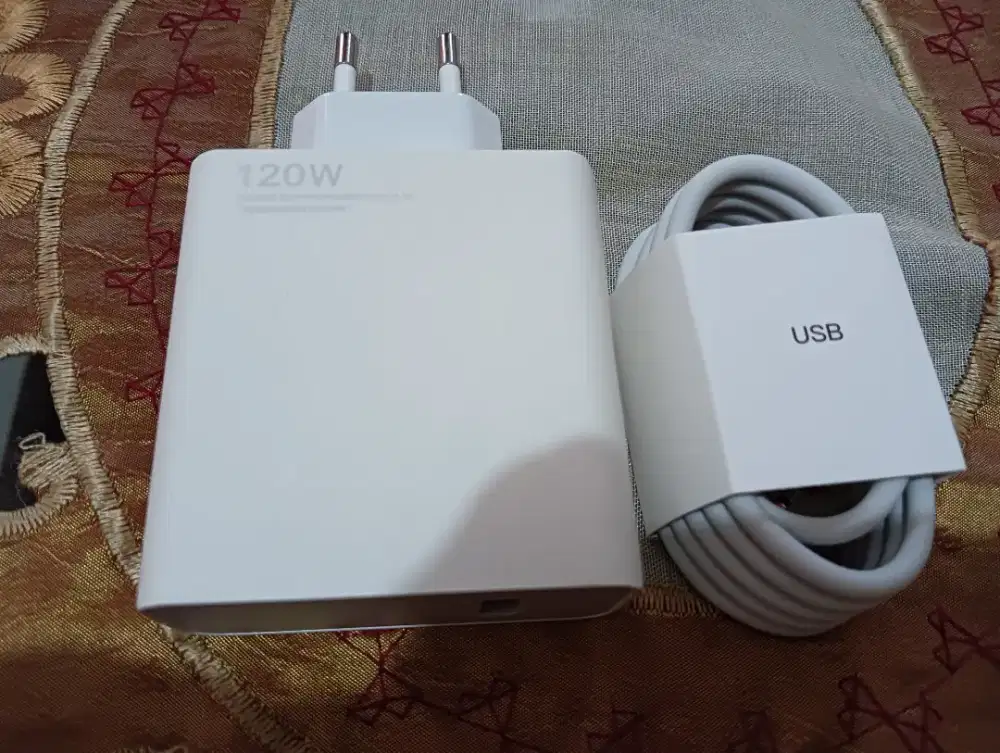 Charger XiaomiOriCopotan120 Watt Turbo Fast Charging