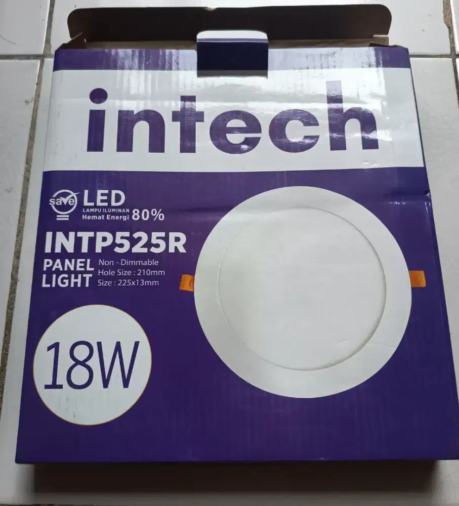 Down light panel slim intech obral