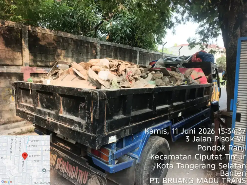 Jasa buang puing dan angkut sampah