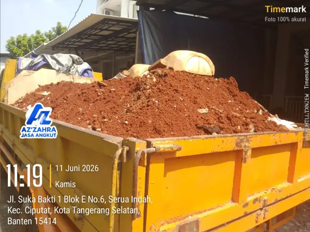 Jasa buang puing dan buang sampah