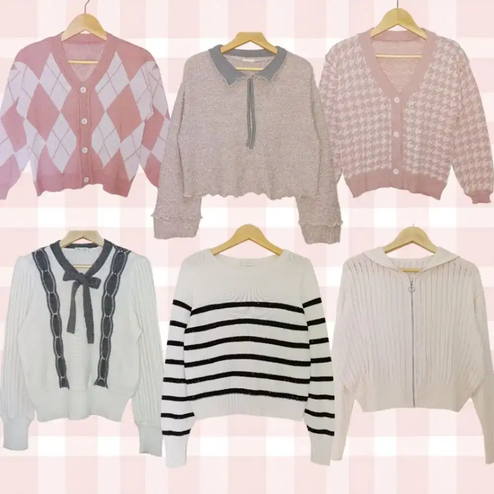 SALE!! PRELOVED Cardigan Outer Vest Sweater Rajut Start 8k.