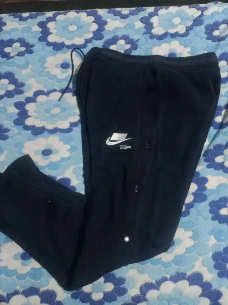 Celana Pants Black Nike Sportswear NSW French Terry Tearaway