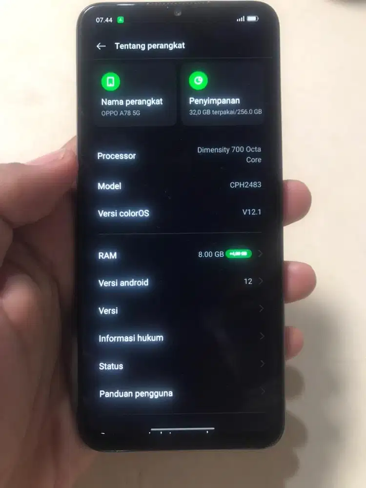 Oppo A78 5G Batangan