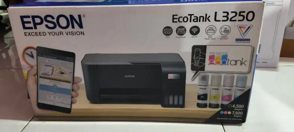 EPSON EcoTank L3250 WiFi All-in-One Printer 100% baru