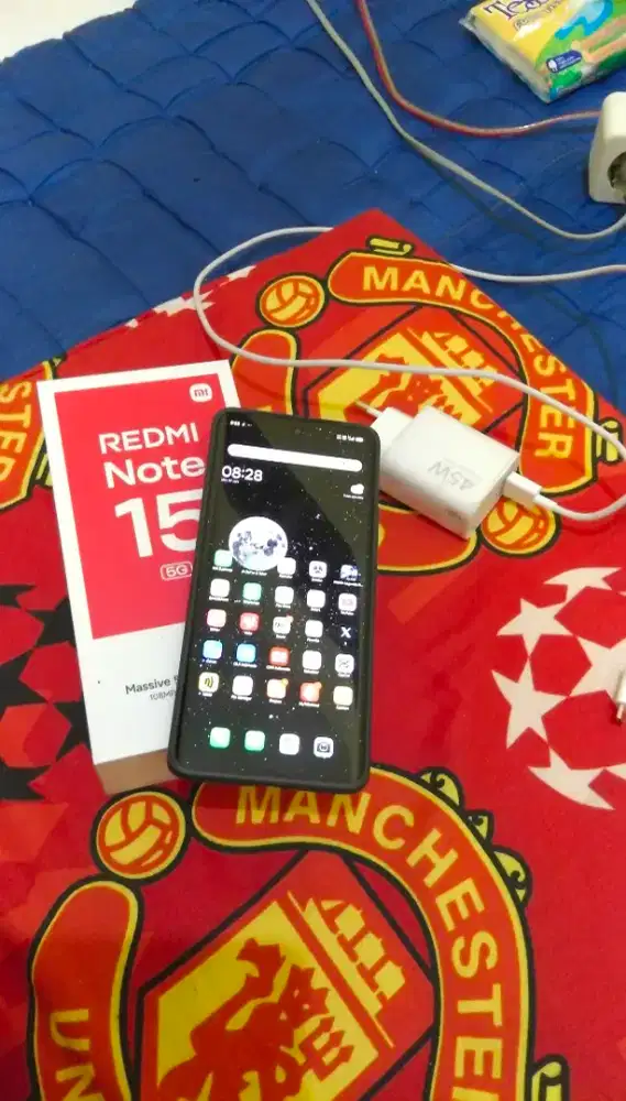 Redmi note 15 5g Black 8/256 gb fullset pemakaian 3 minggu