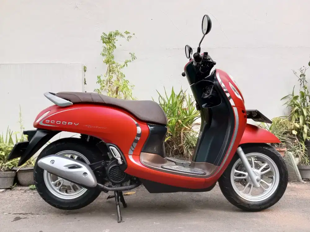 Mulus bagus km 10 ribu Honda Scoopy xeyles tahun 2021