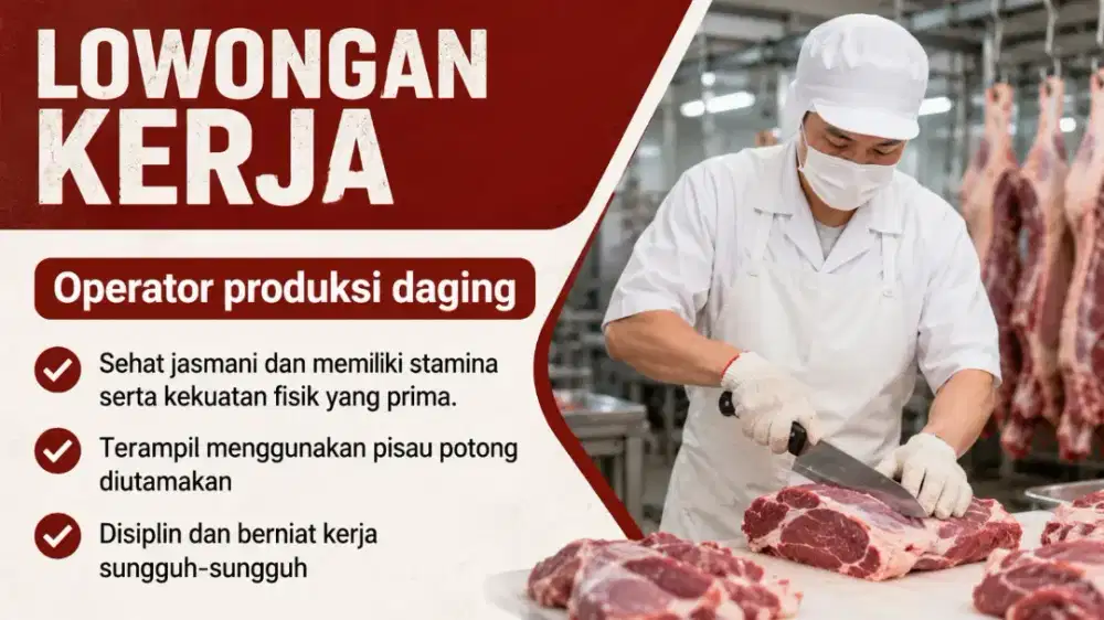Operator produksi - Butuh cepat