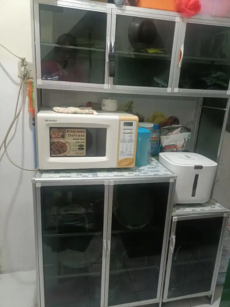Rak Piring Lemari Piring 3 sekat