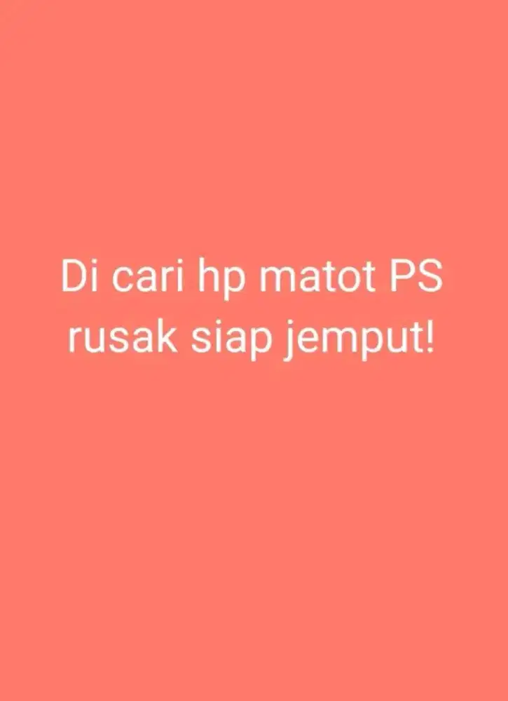 Hp rusak yg punya sini bayarin