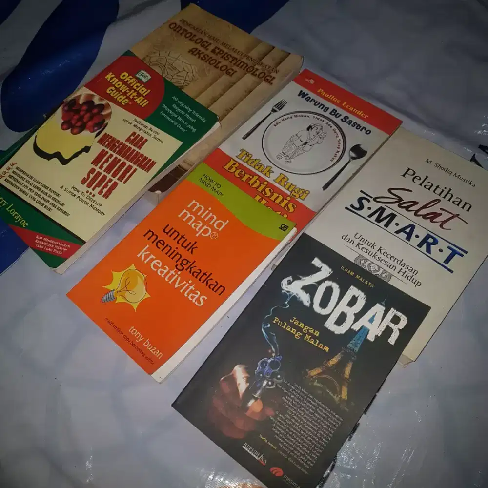 Buku bacaan pengembangan diri kondisi bekas mulus