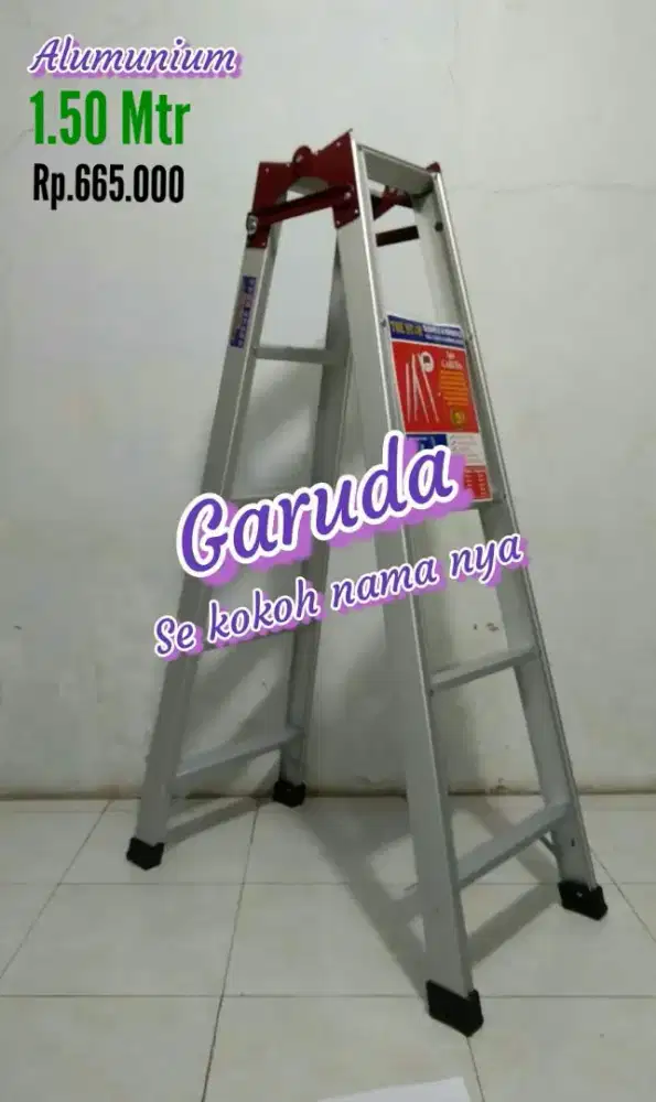 Tangga lipat almunium 1.5 mtr