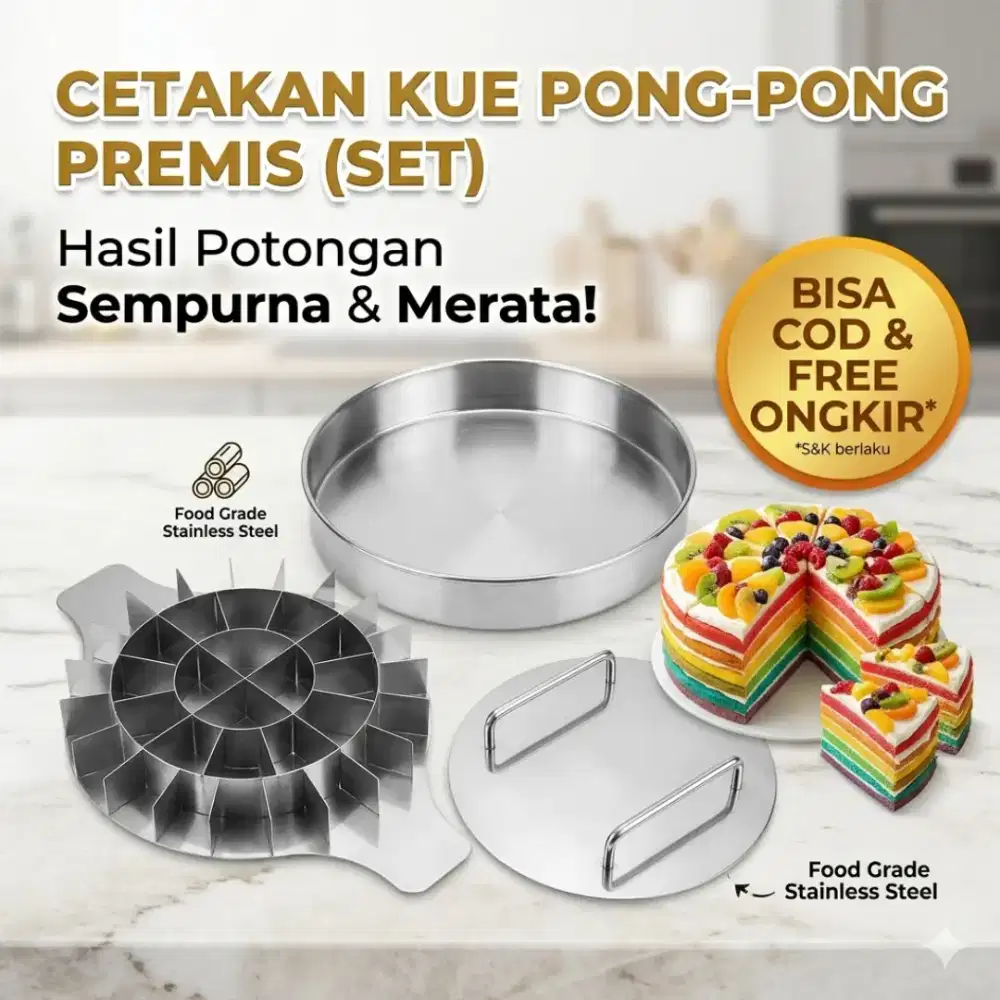 Pembagi Adonan Roti Donat Manual Stainless Steel
